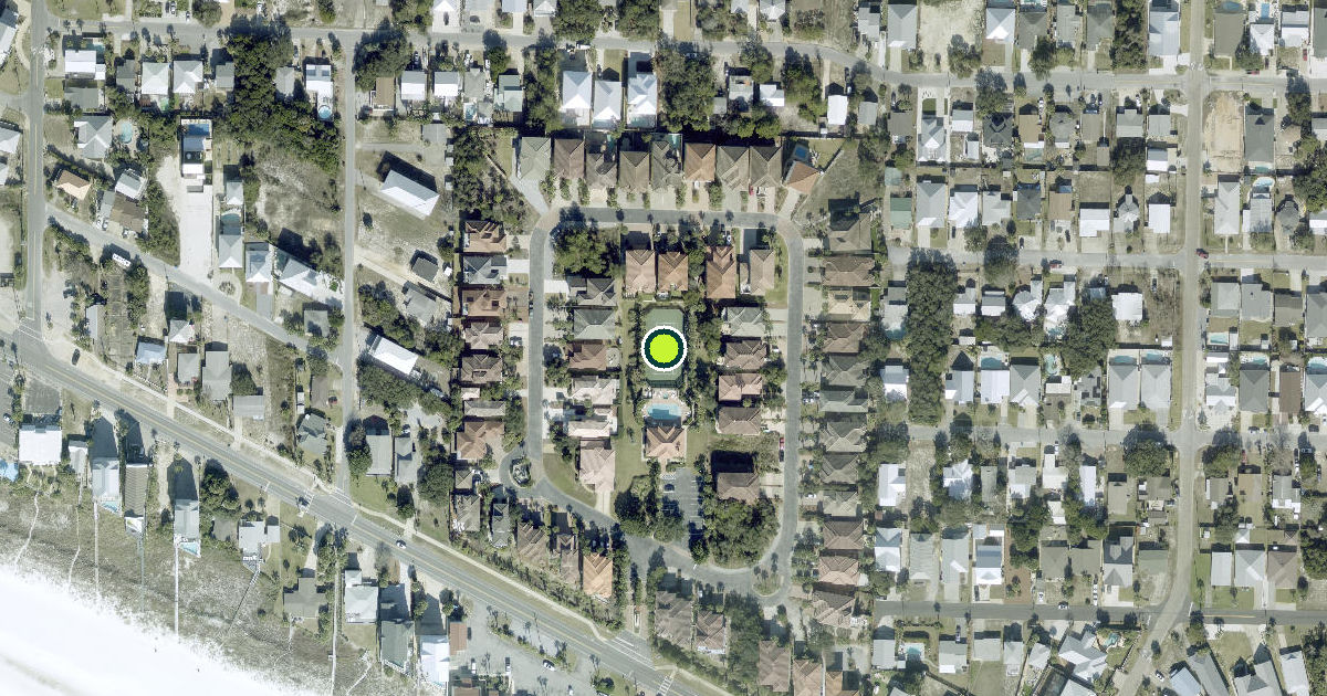 Satellite view of Bay County Pickleball Courts