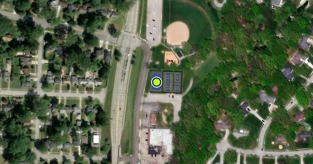 Satellite view of Bay Village Pickleball Courts