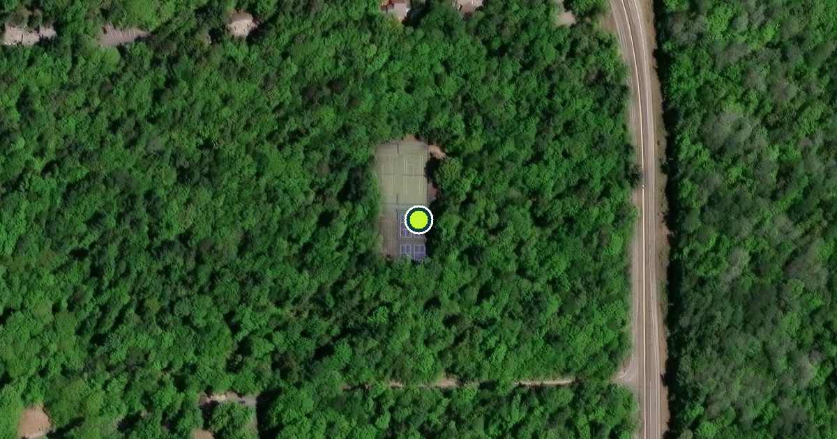 Satellite view of Bear Creek Township Pickleball Courts