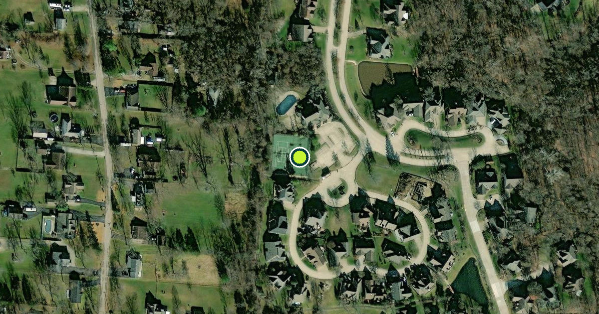Satellite view of Beavercreek Pickleball Courts