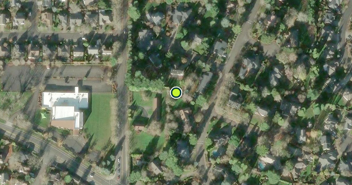 Satellite view of Beaverton Pickleball Courts
