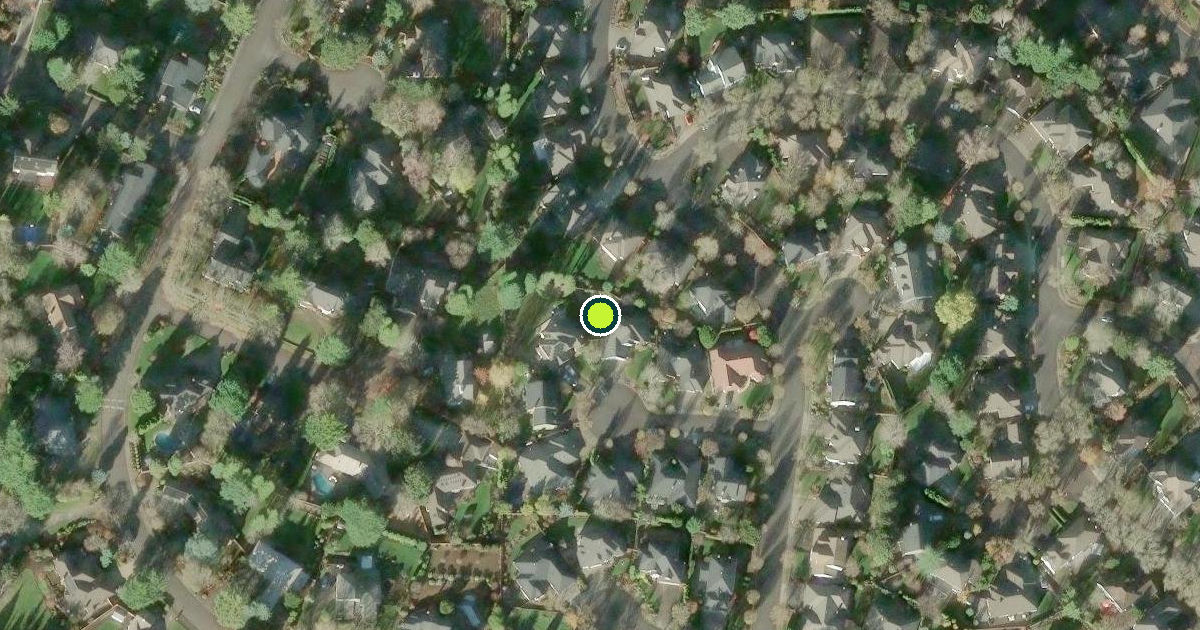 Satellite view of Beaverton Pickleball Courts