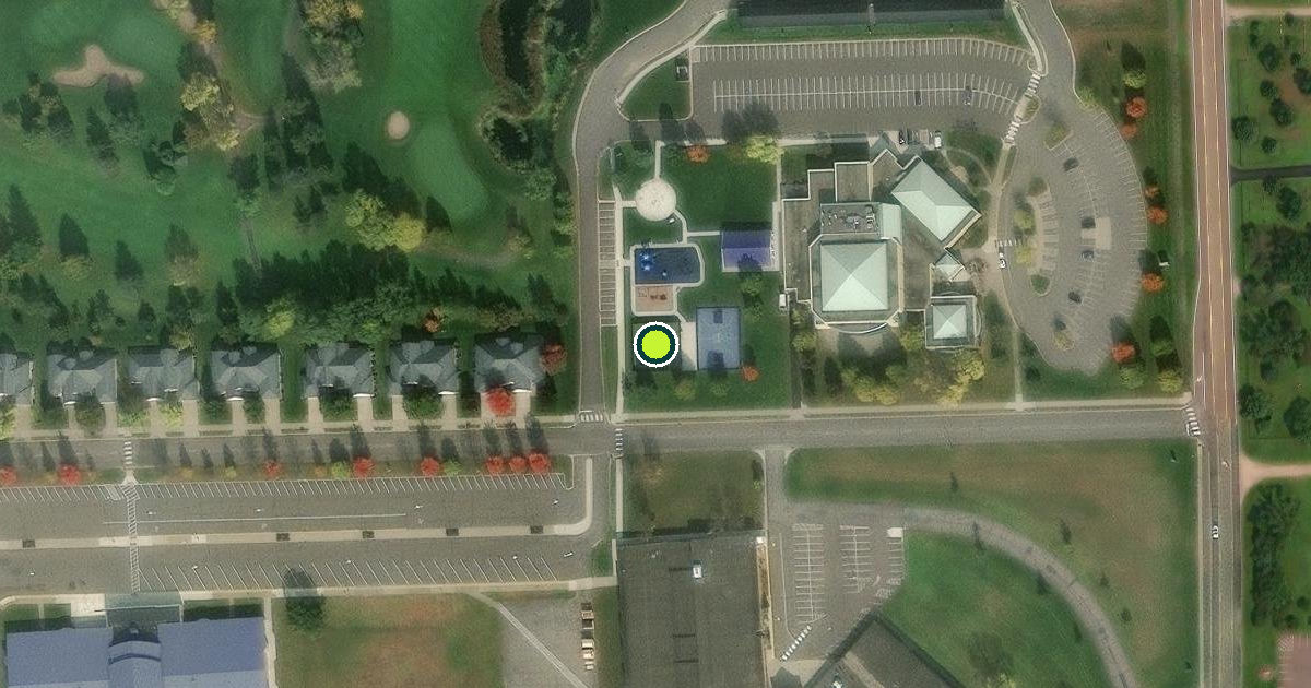 Satellite view of Becker Pickleball Courts