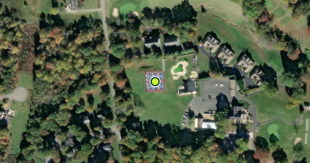 Satellite view of Bedford County Pickleball Courts