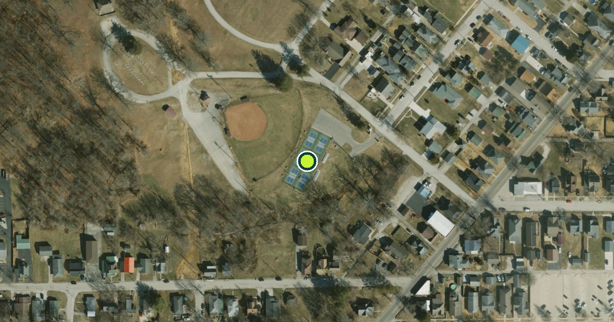 Satellite view of Bedford Pickleball Courts