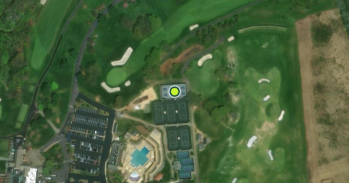 Satellite view of Bedminster Township Pickleball Courts