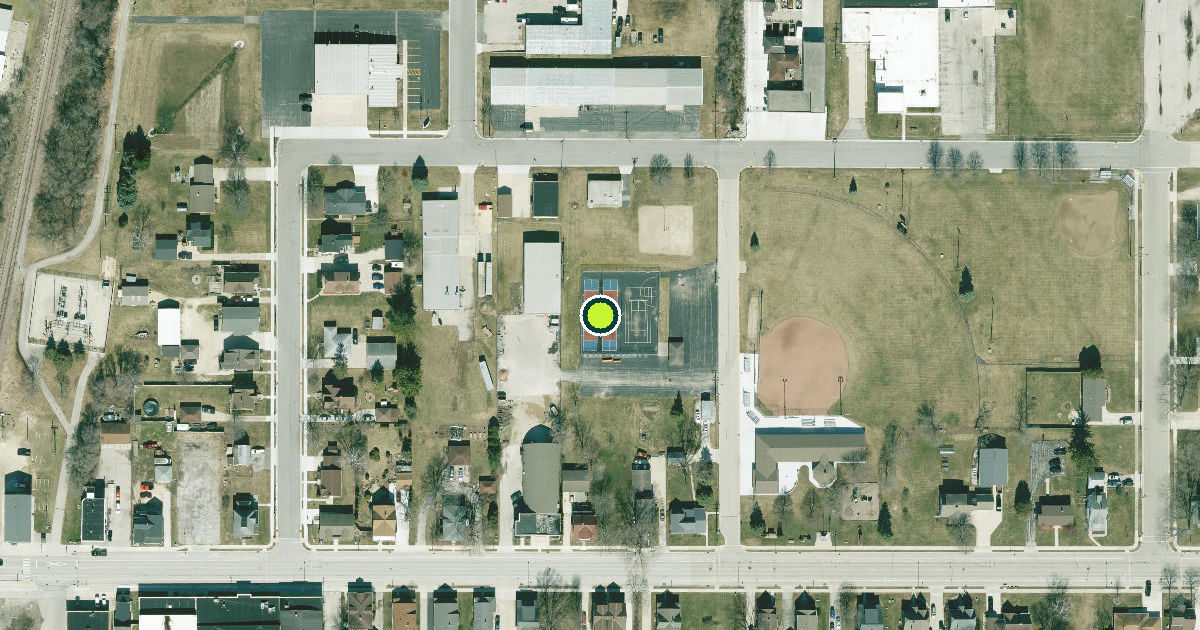 Satellite view of Belgium Pickleball Courts
