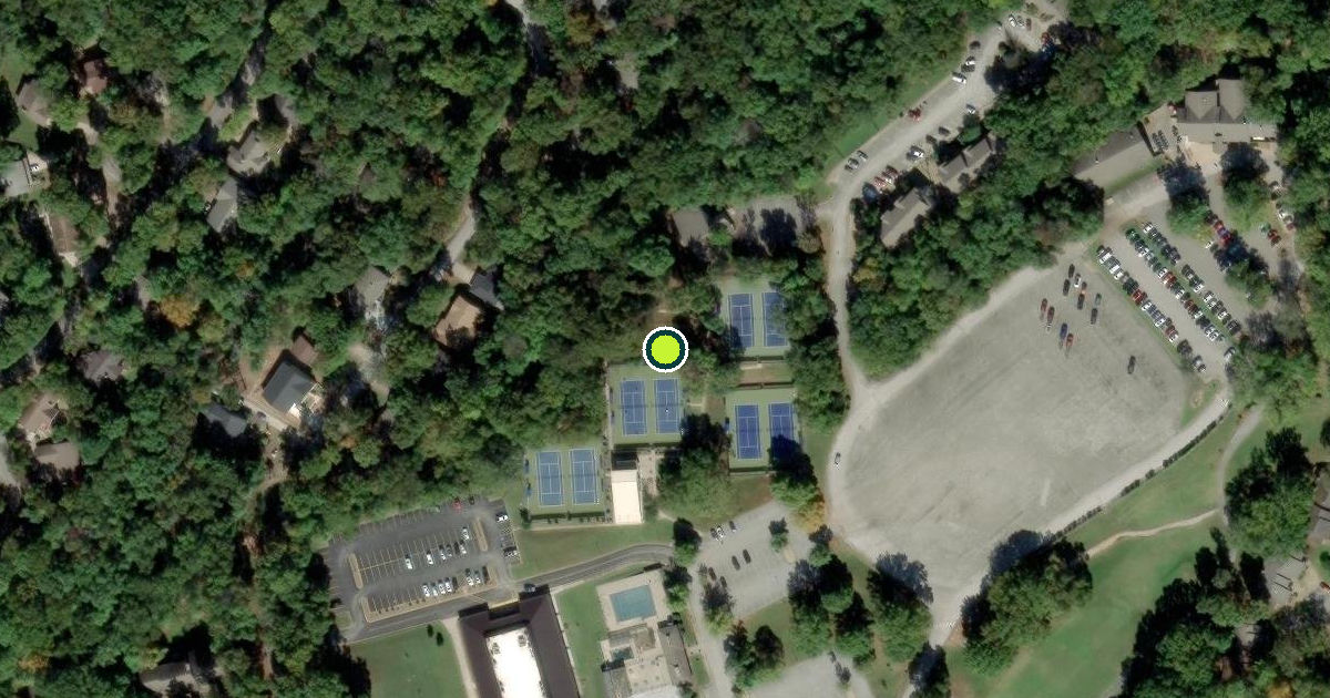 Satellite view of Bella Vista Pickleball Courts