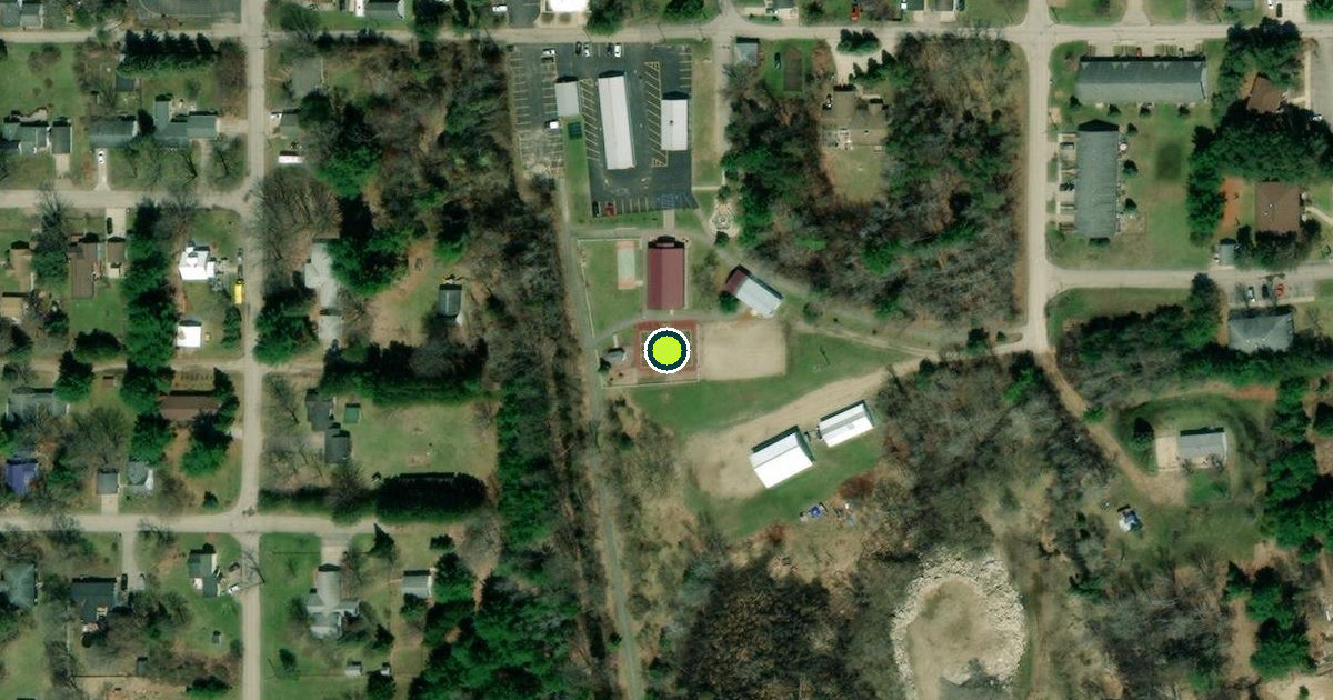 Satellite view of Bellaire Pickleball Courts