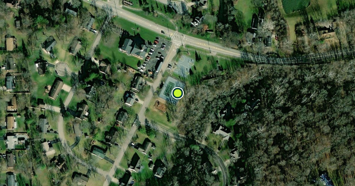 Satellite view of Bellbrook Pickleball Courts