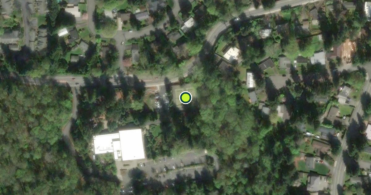 Satellite view of Bellevue Pickleball Courts