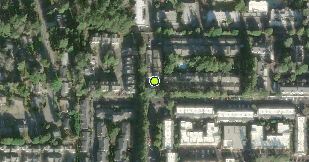 Satellite view of Bellevue Pickleball Courts