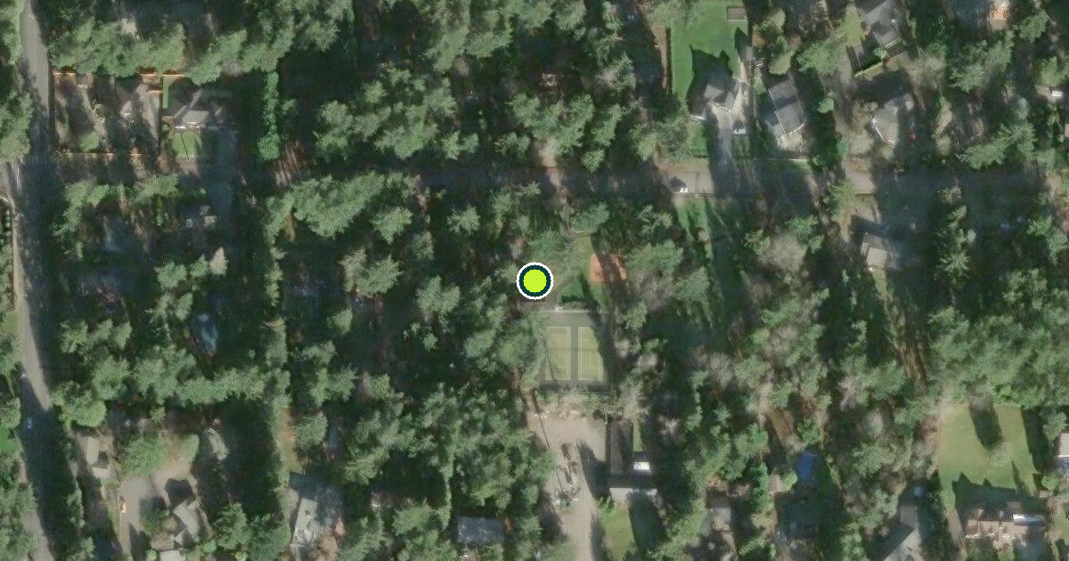Satellite view of Bellevue Pickleball Courts