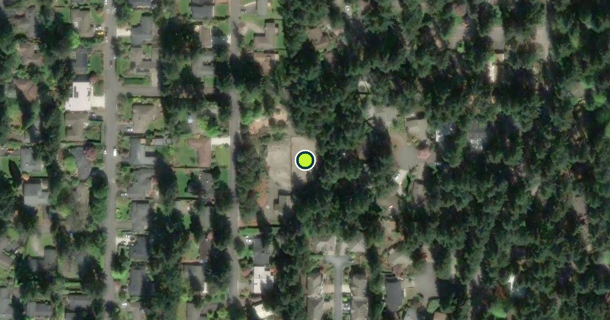 Satellite view of Bellevue Pickleball Courts