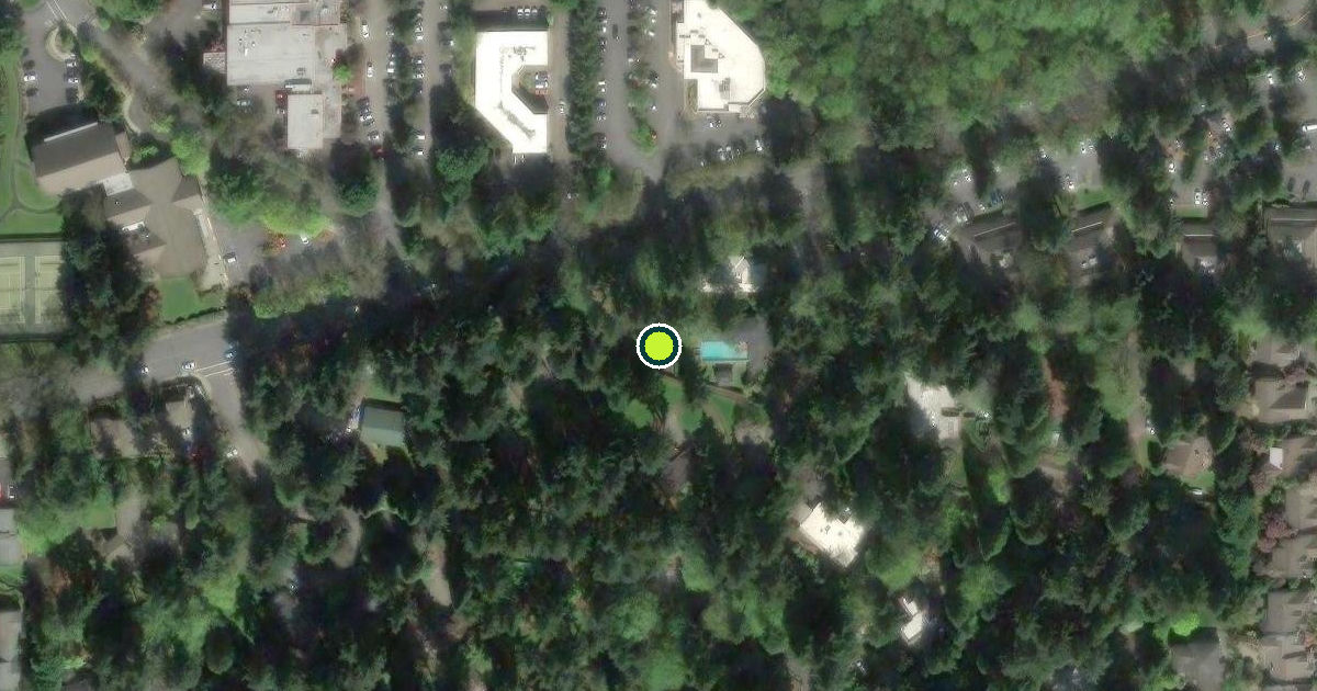 Satellite view of Bellevue Pickleball Courts