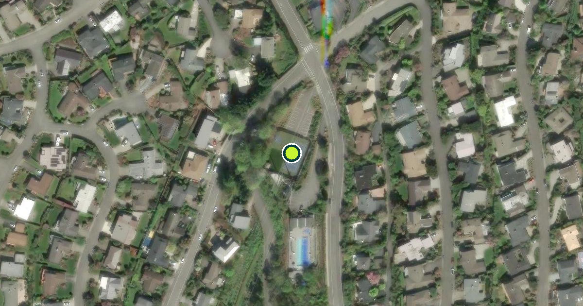 Satellite view of Bellevue Pickleball Courts
