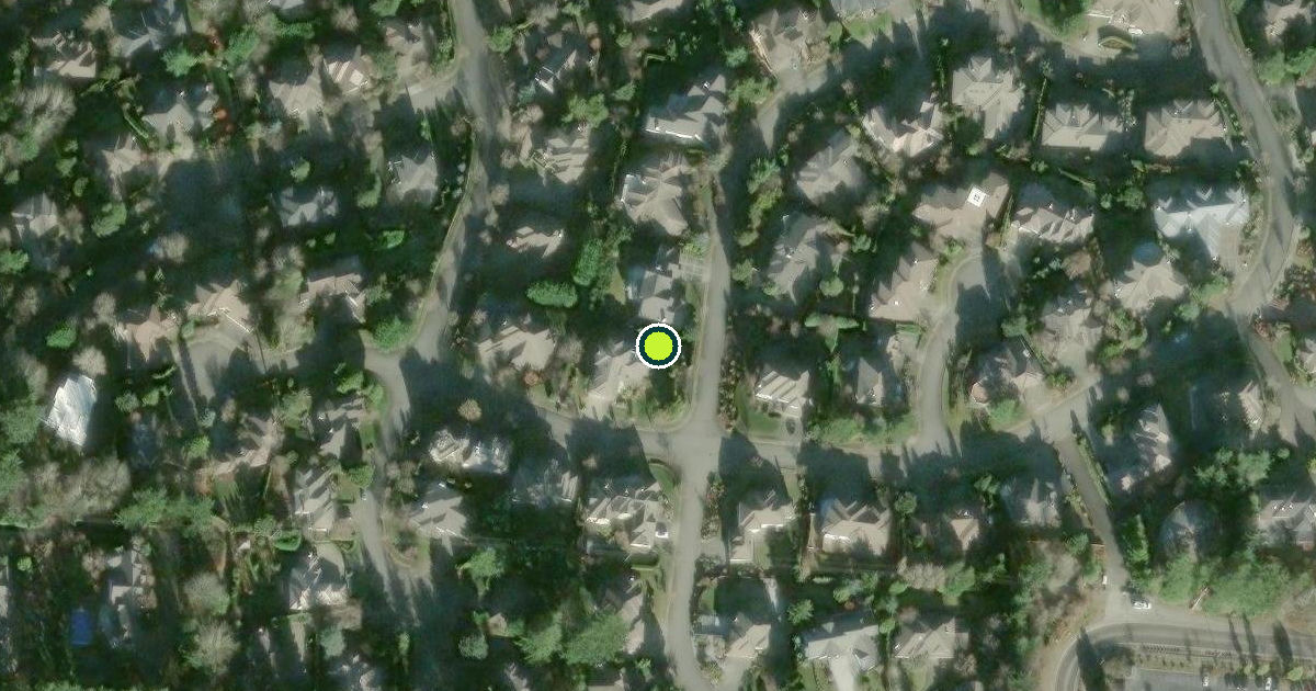 Satellite view of Bellevue Pickleball Courts