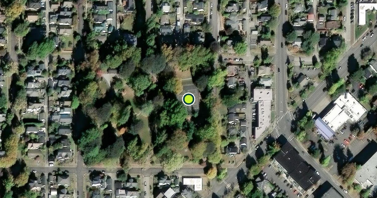 Satellite view of Bellingham Pickleball Courts