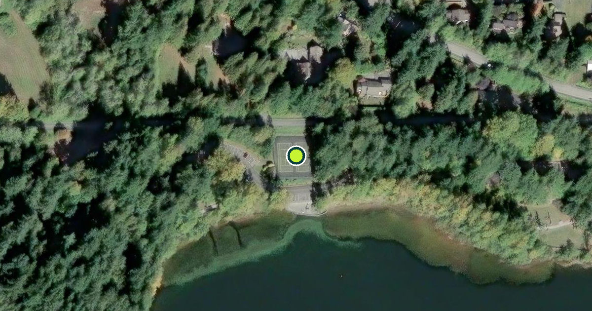 Satellite view of Bellingham Pickleball Courts