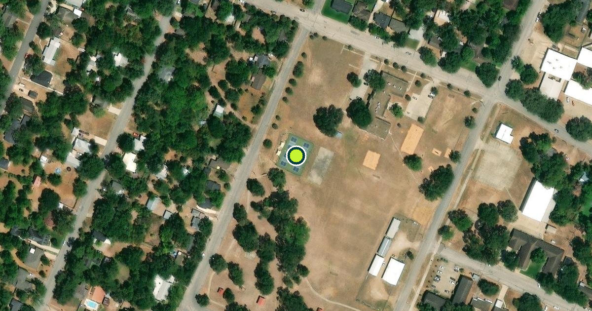 Satellite view of Bellville Pickleball Courts