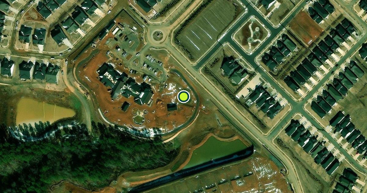 Satellite view of Belmont Pickleball Courts