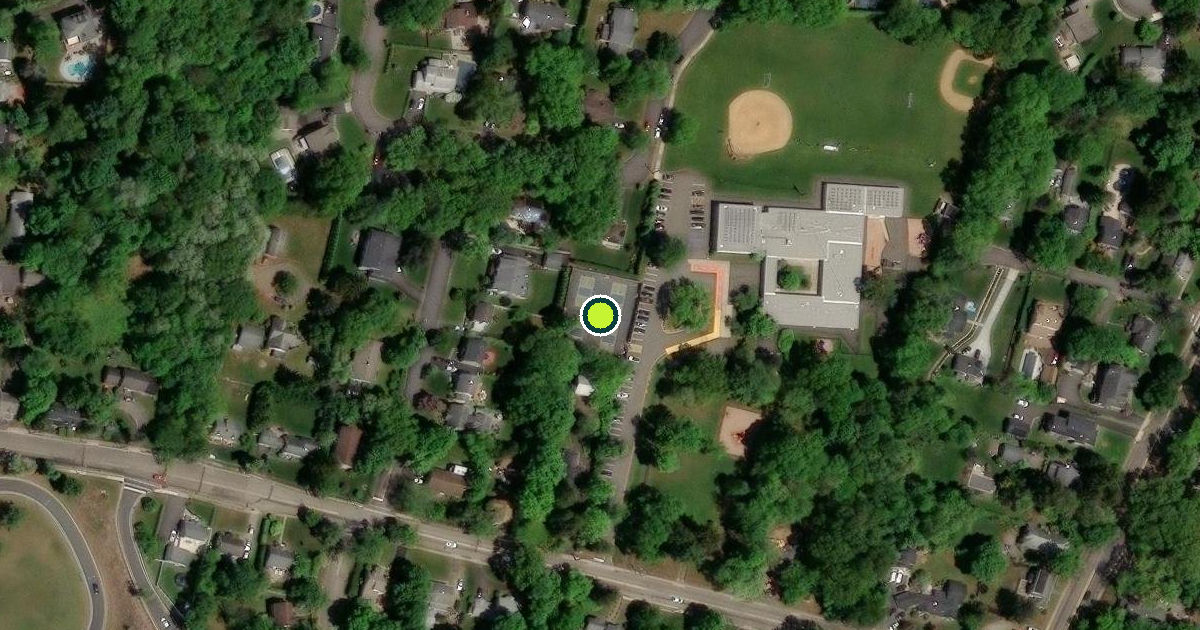 Satellite view of Bergen County Pickleball Courts