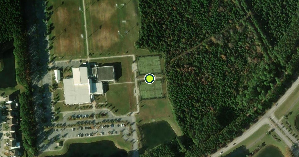 Satellite view of Berkeley County Pickleball Courts