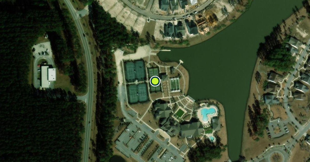 Satellite view of Berkeley County Pickleball Courts