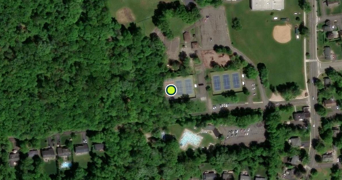 Satellite view of Berkeley Heights Pickleball Courts