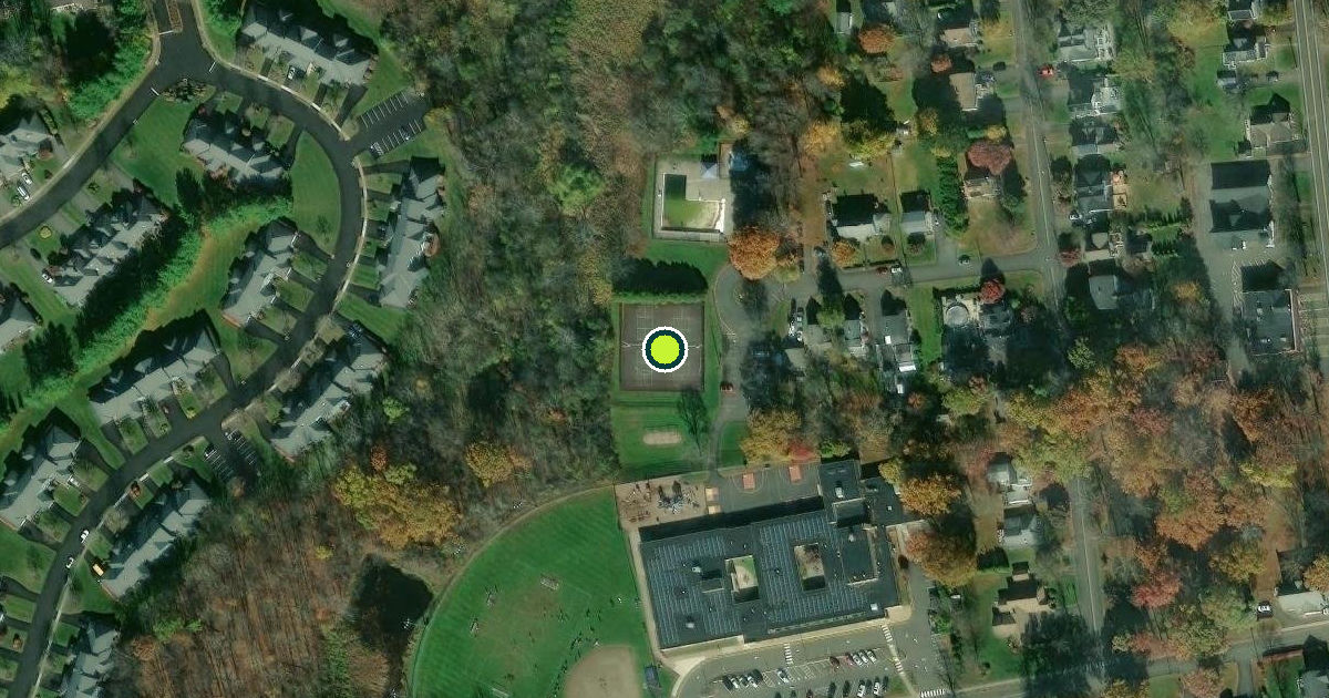 Satellite view of Berlin Pickleball Courts