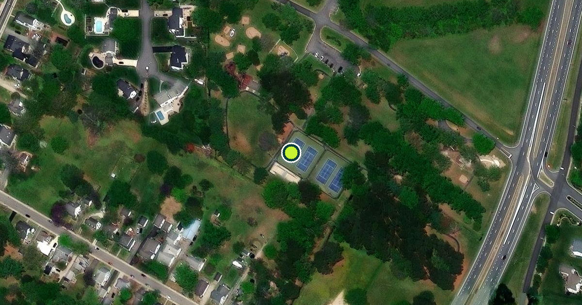 Satellite view of Berlin Pickleball Courts