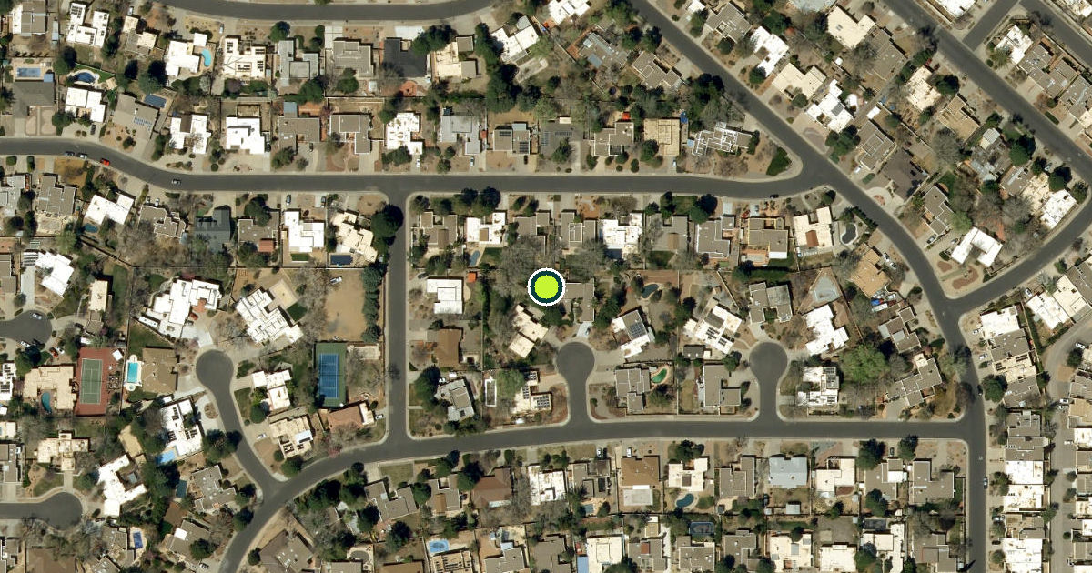 Satellite view of Bernalillo County Pickleball Courts