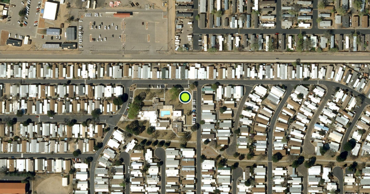 Satellite view of Bernalillo County Pickleball Courts