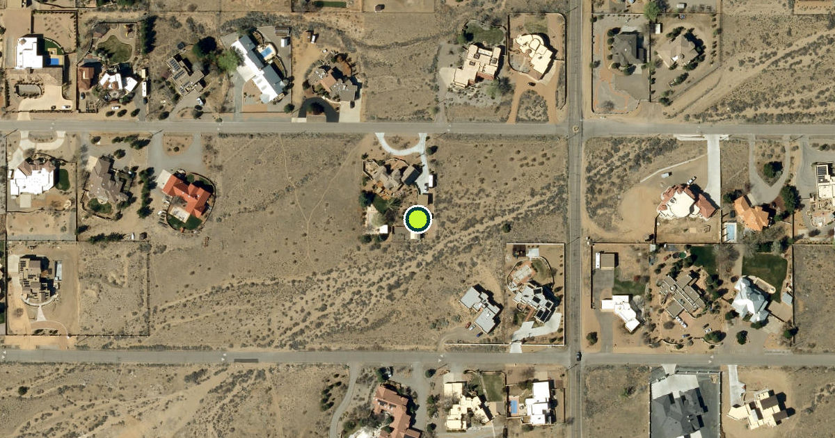 Satellite view of Bernalillo County Pickleball Courts