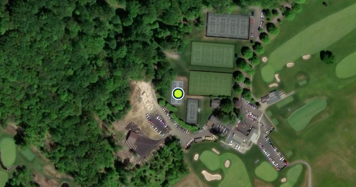 Satellite view of Bernardsville Pickleball Courts