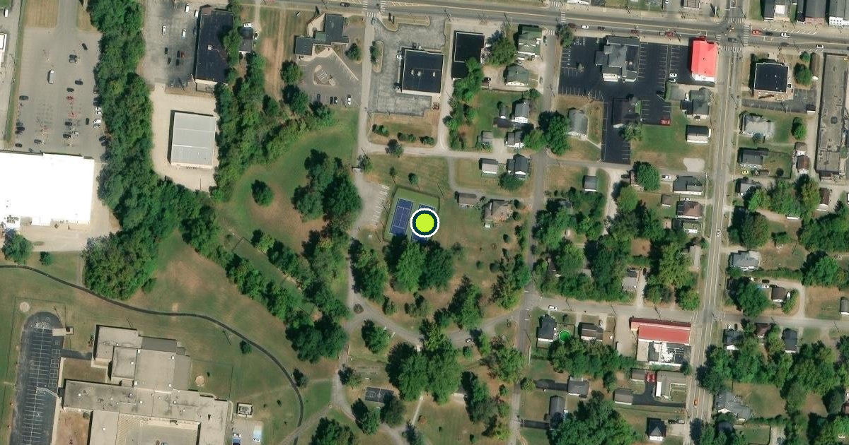 Satellite view of Bethel Pickleball Courts