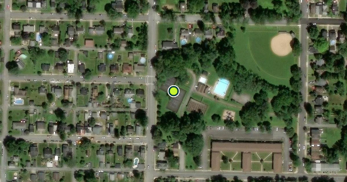 Satellite view of Bethlehem Pickleball Courts