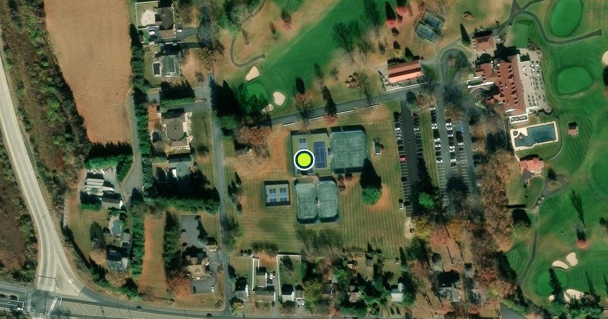 Satellite view of Bethlehem Township Pickleball Courts