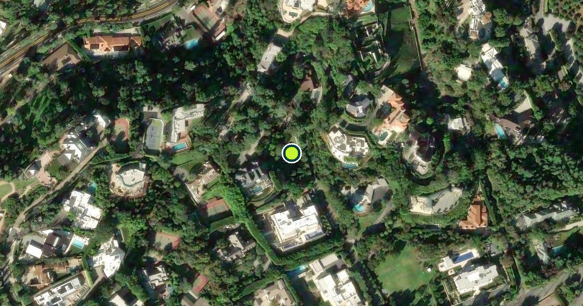 Satellite view of Beverly Hills Pickleball Courts