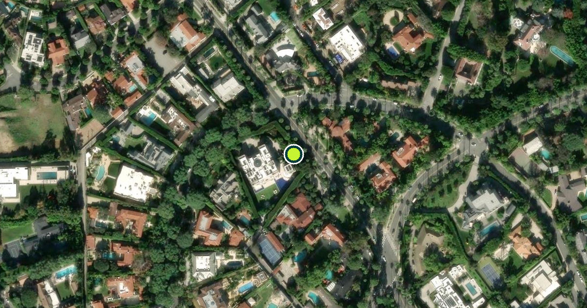 Satellite view of Beverly Hills Pickleball Courts