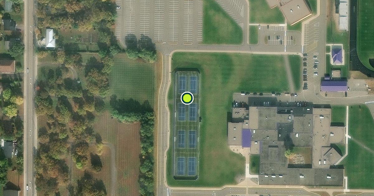 Satellite view of Big Lake Pickleball Courts