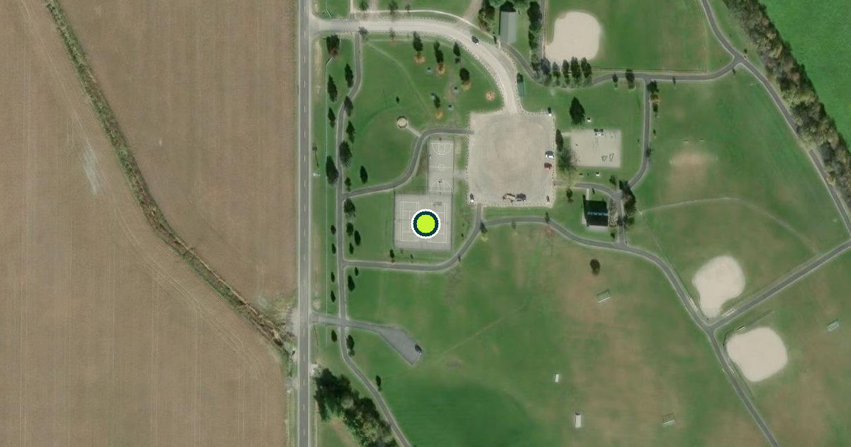 Satellite view of Birch Run Township Pickleball Courts