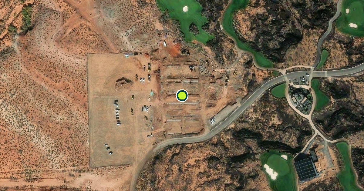 Satellite view of Black Desert Resort Pickleball Sports Complex