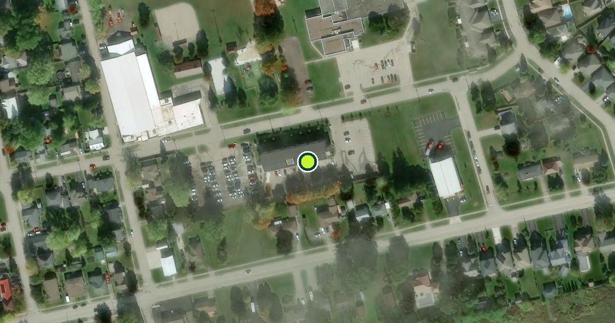 Satellite view of Blandford-Blenheim Pickleball Courts