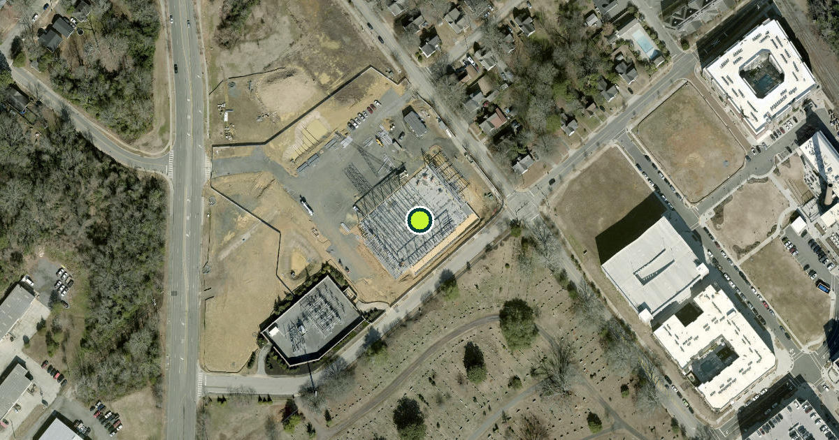 Satellite view of Bleachery Fieldhouse
