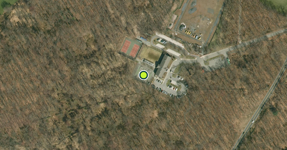 Satellite view of Blood Root Valley Pickleball Courts