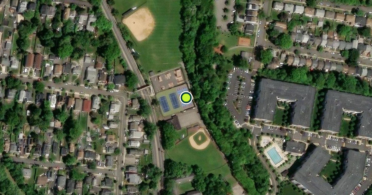 Satellite view of Bloomfield Pickleball Courts