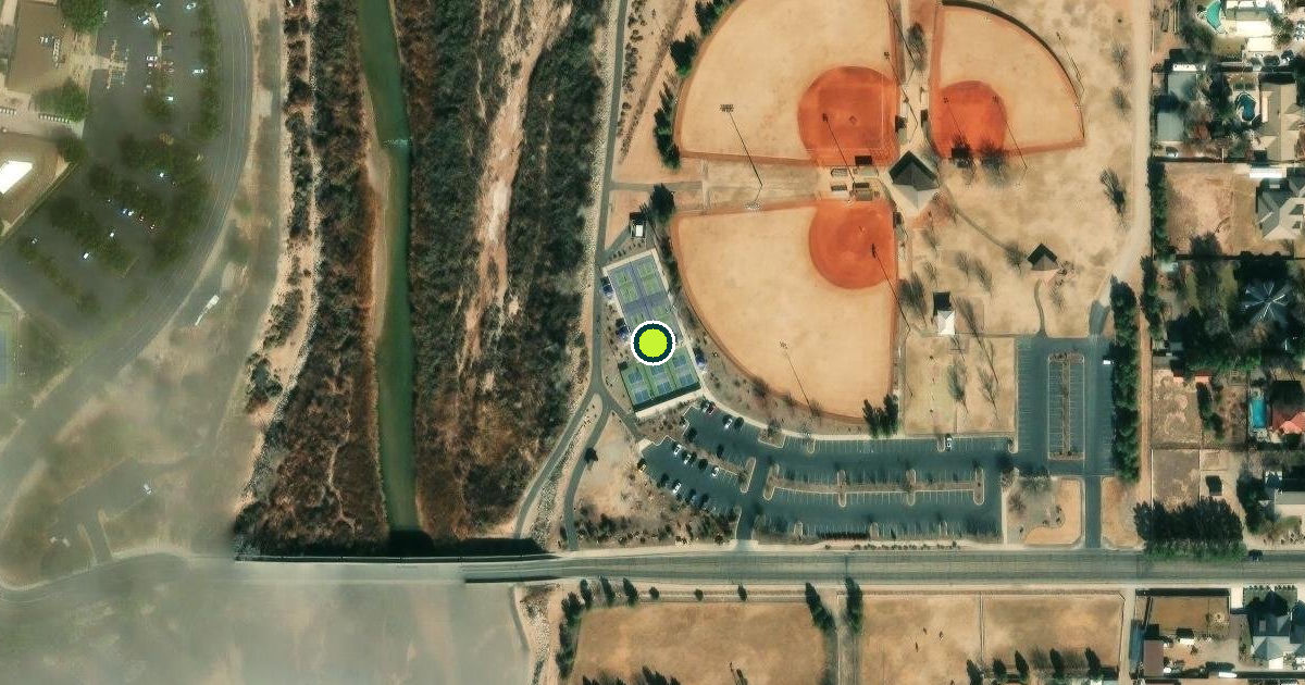 Satellite view of Bloomington Pickleball Court