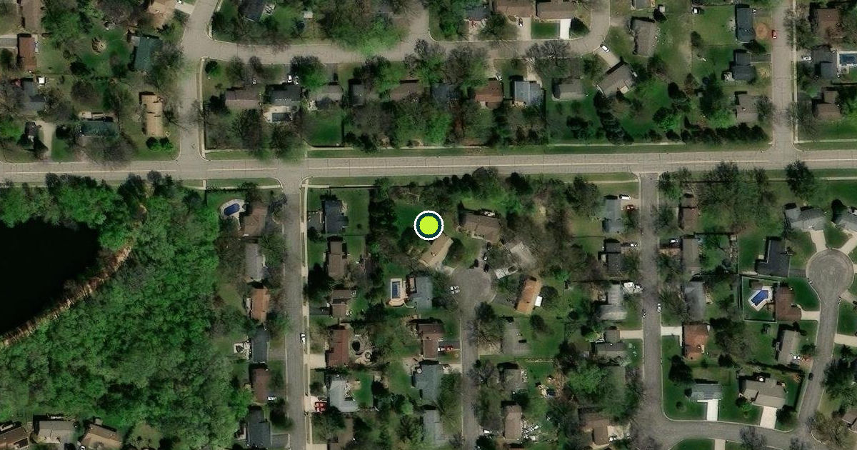 Satellite view of Bloomington Pickleball Courts