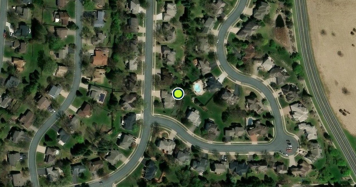 Satellite view of Bloomington Pickleball Courts
